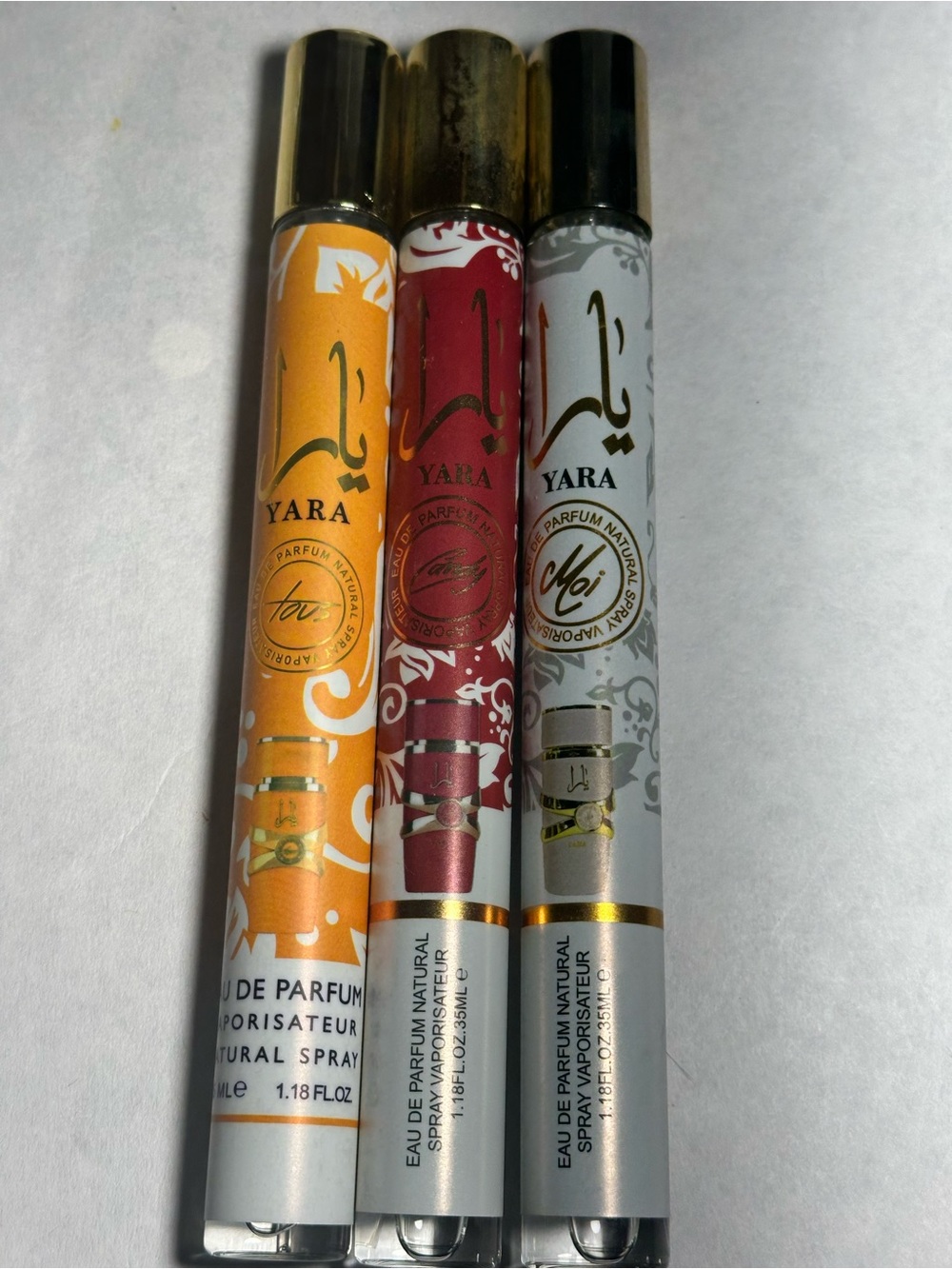 YARA Fragrance Trio - Yellow, Red, White
Candy
Tous
Moi